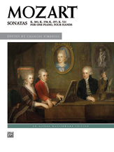 Sonatas for One Piano, Four Hands piano sheet music cover